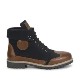 Royal Enfield Men's Kargil Navy Derby Boots-image-47