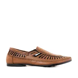 Lazard by Khadims Men's Brown Fisherman Sandals-image-40