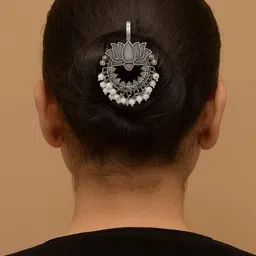 FIROZA Women Chandphool Bumpit Hair Pin-picture-14