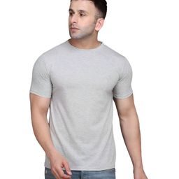 BEYOU FASHION Men Solid Round Neck Cotton Slim Fit T-shirt-picture-32