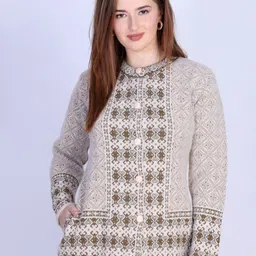 The Roadster Lifestyle Co. Women Self-Design Round Neck Button Cardigan-image-76