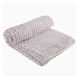 JARS Collections 100% Microfiber Super Soft Chevron Print  Baby Bath Towel - Purple-picture-17