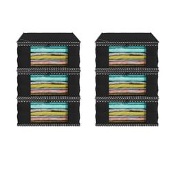 AMAK INC Black Fabric Multi-Utility Wardrobe Organisers-picture-11
