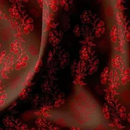 KALINI Printed Unstitched Dress Material image 4