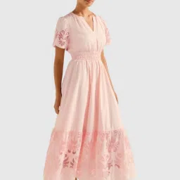 forever new Eleanor Cutwork Maxi Dress image 2