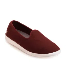 Neemans Maroon Casual Loafers-image-0