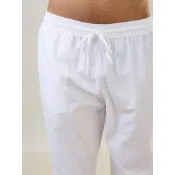 SleepZ by Raymond White Cotton Comfort Fit Nightwear Set image 5