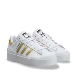 Adidas Originals Women's SUPERSTAR BONEGA White Sneakers image 2