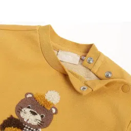 Chicco Boys Dark Brown Regular Fit Embellished Clothing Set image 5