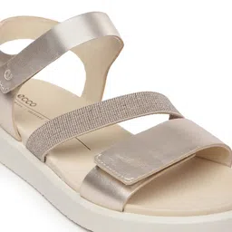 ECCO Embellished Leather Flatform Sandals image 2