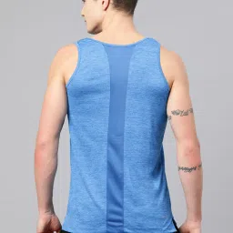 ALCIS Blue Anti Static Slim Fit Sleeveless Sports T-Shirt image 2