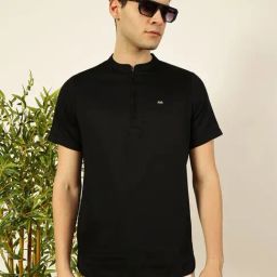Thomas Scott Black Cotton Regular Fit T-Shirt-picture-48