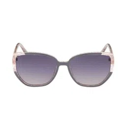 Guess GUS78825520BSG Grey UV Protected Cat Eye Sunglasses for Women image 2