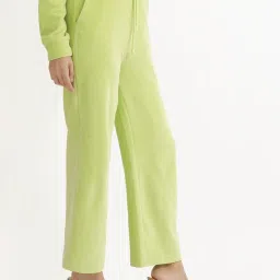 RAREISM Green Cotton Blend Solid Trackpants image 2