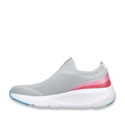 Skechers Women's GO RUN ELEVATE - HOT STREAK Grey & Pink Running Shoes image 3