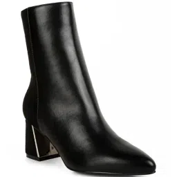 London Rag Women's Black Casual Booties image 2