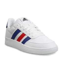 Adidas Men's BREAKNET 2.0 White Casual Sneakers image 2