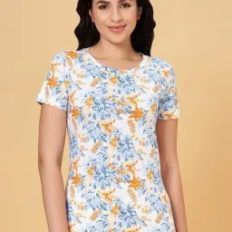 Honey by Pantaloons White Cotton Printed T-Shirt-image-81