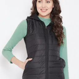 Belle Fille Black Quilted Jacket-picture-20
