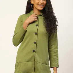 Belle Fille Olive Regular Fit Jacket-picture-11