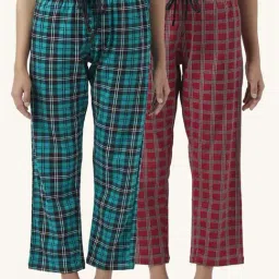 Dreamz by Pantaloons Red & Green Cotton Printed Pyjamas-picture-38
