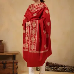 Zamour Women Floral Embroidered Shawl-picture-12