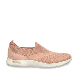 Skechers Women's ARCH FIT REFINE - DON'T GO Mauve Casual Slip On Shoe-image-51