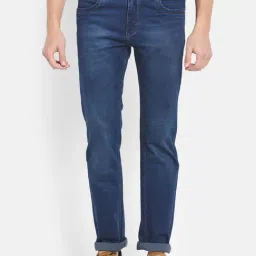 Duke Blue Slim Fit Lightly Washed Jeans-picture-16