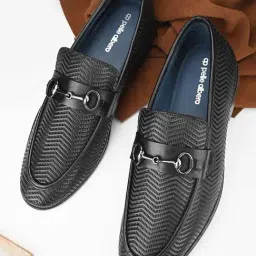Pelle Albero Men's Black Formal Loafers-picture-31