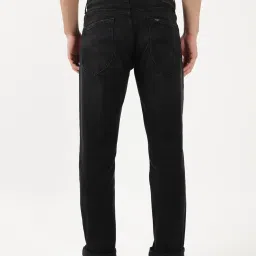 Lee Travis Black Slim Fit Lightly Washed Jeans image 2