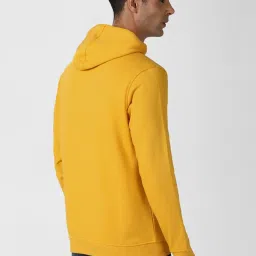 Van Heusen Sport Yellow Regular Fit Hooded Sweatshirts image 2