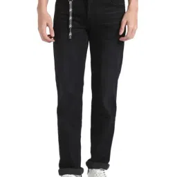 Calvin Klein Black Cotton Slim Fit Jeans-image-94