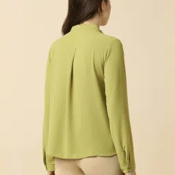 Allen Solly Green Regular Fit Shirt image 2