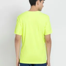 ADIDAS Lime Yellow ADIZERO E Regular Fit Tee image 2