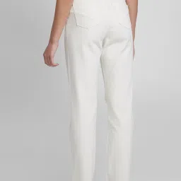 Spykar White Cotton High Rise Jeans image 2