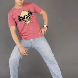 BRAWNY BATTLER Men Printed T-shirt image 3