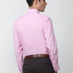 Van Heusen Pink Cotton Regular Fit Shirt image 2