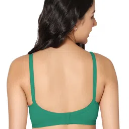 IN CARE Green & Maroon Full Coverage Non-Wired T-Shirt Bra - Pack of 2 image 2
