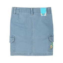 Allen Solly Junior Blue SolidSkirt image 2