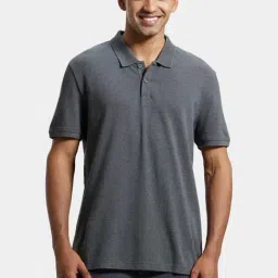 Jockey AM35 Men's Super Combed Cotton Rich Pique Fabric Solid Half Sleeve Polo T-Shirt-picture-11