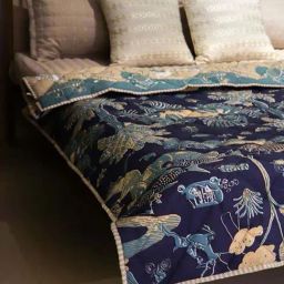 Freedom Tree Mindscape Cotton Blue Moon Single Quilt-picture-7