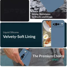 Sprig Back Cover for Google Pixel 9 Pro XL (Blue) image 2