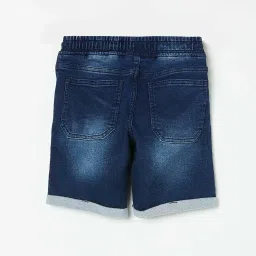 Fame Forever by Lifestyle Kids Blue Cotton Relaxed Fit Shorts image 2