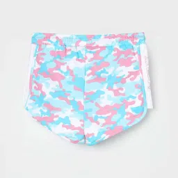 KAPPA Kids Blue & Pink Cotton Printed Shorts image 2