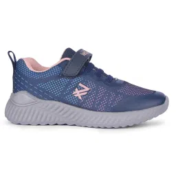 LEAP7X By Liberty Kids Navy & Peach Running Shoes image 2