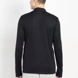 Adidas Black Slim Fit Striped Sports Jacket image 2