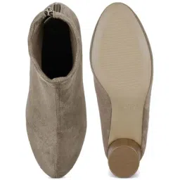 London Rag Women's Beige Casual Booties image 3