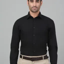 Cantabil Black Regular Fit Shirt-image-47