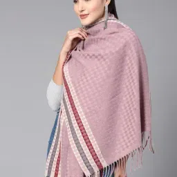 Mafadeny Onion Regular Fit Chequered Stole image 2