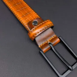 KARGHA INDIA Unisex Leather Formal Belt image 3